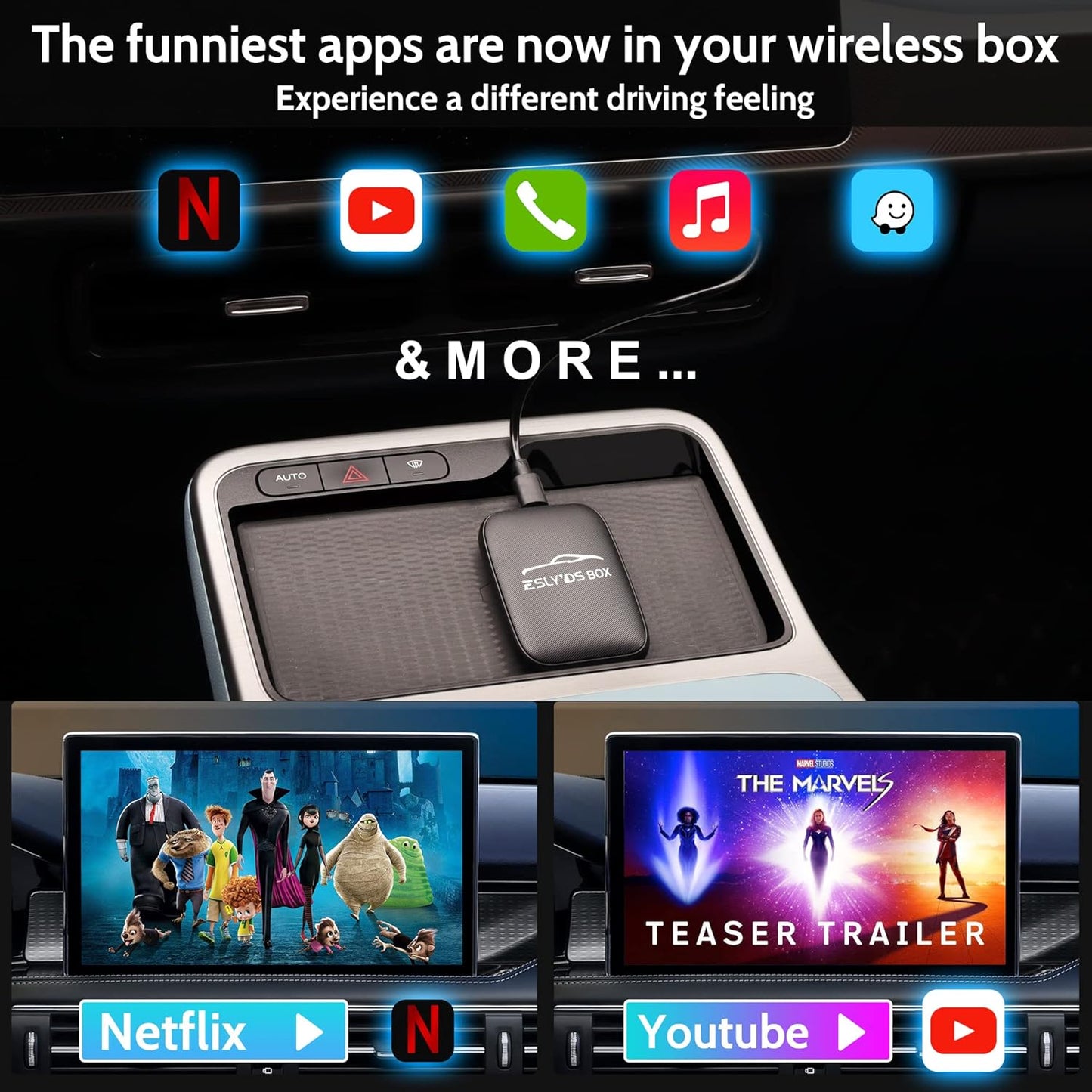 ASIAKASPALAUTUS - Langaton Carplay-adapteri