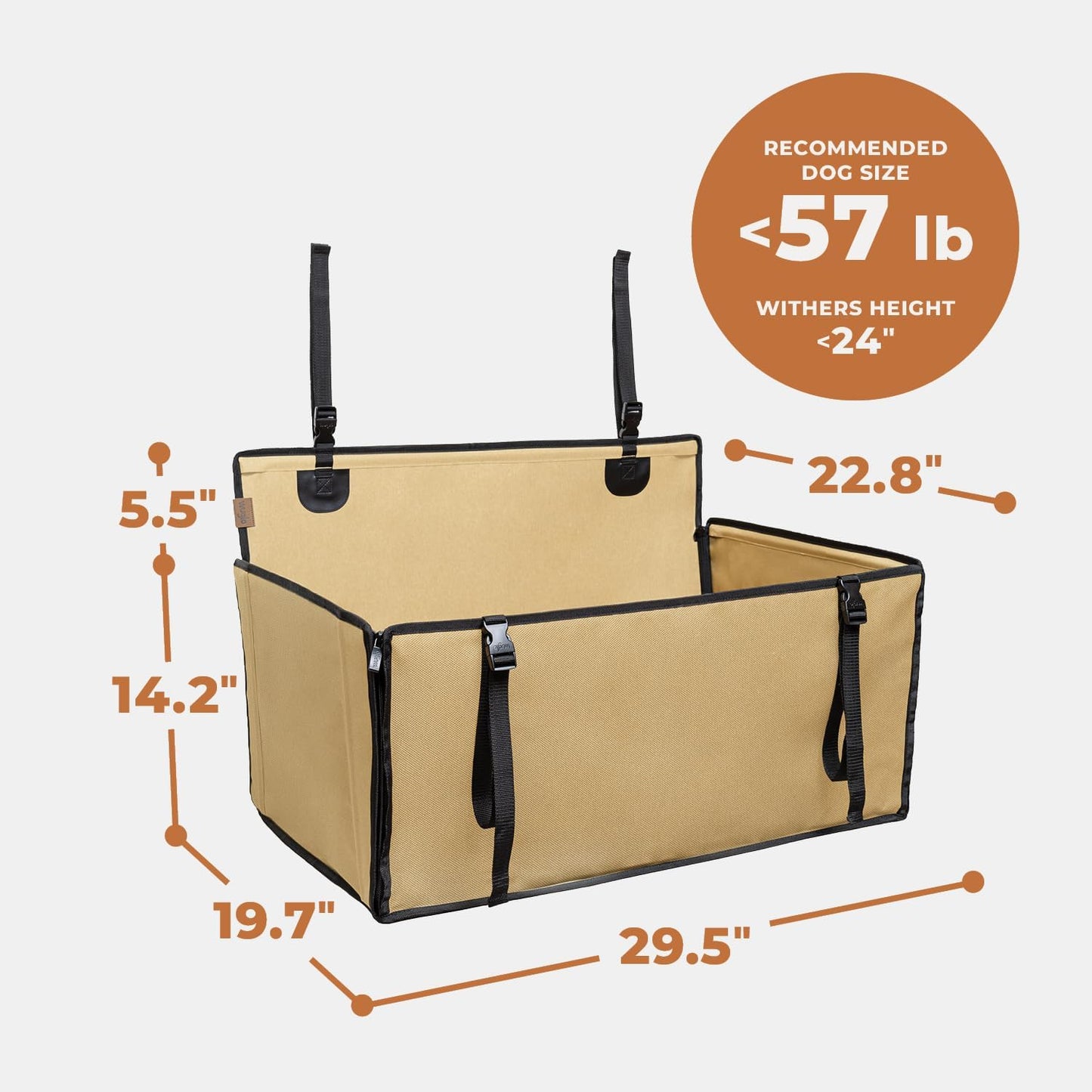 ASIAKASPALAUTUS - Koiran autoistuin (L-koko)