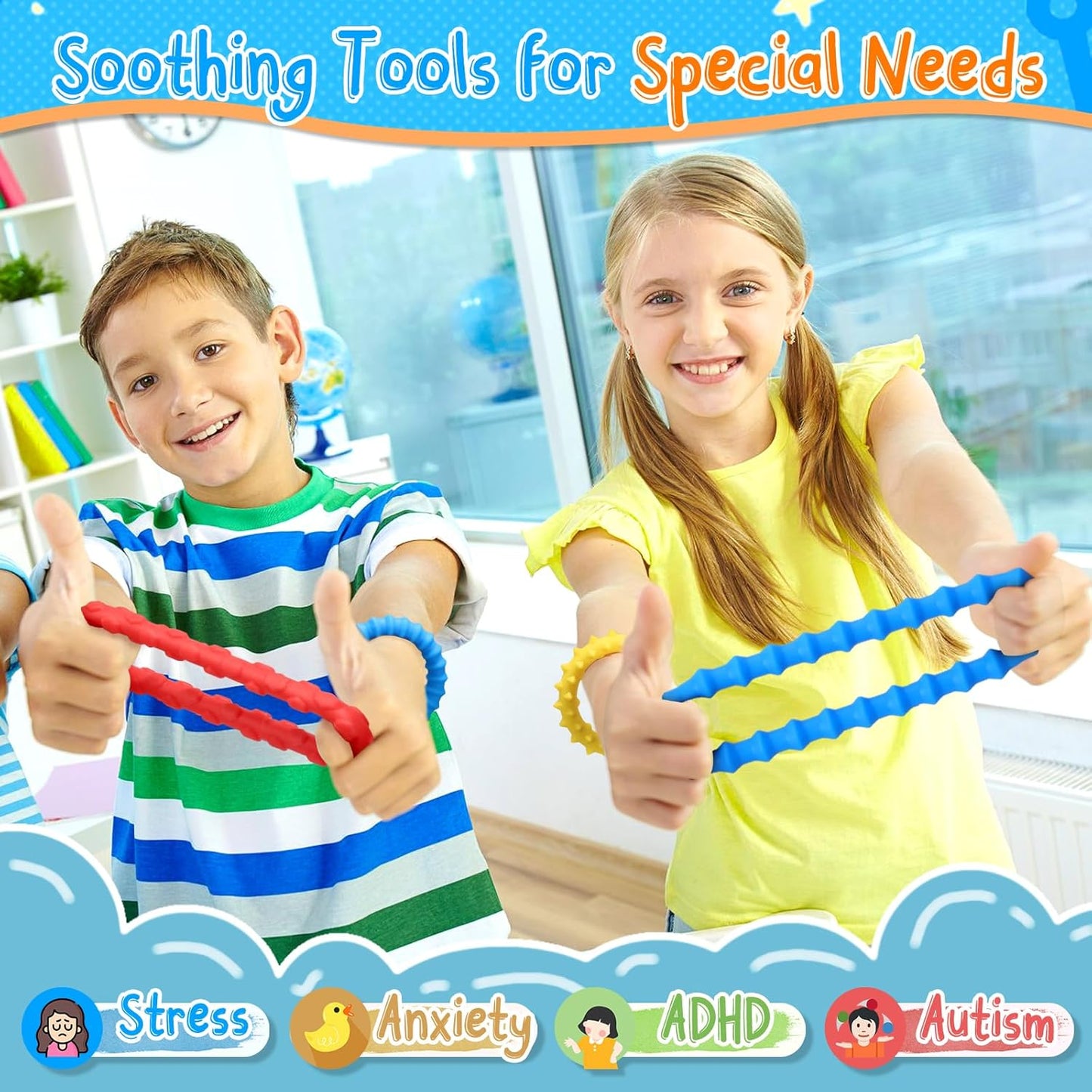 UUSI - Fidget-lelut 4 kpl