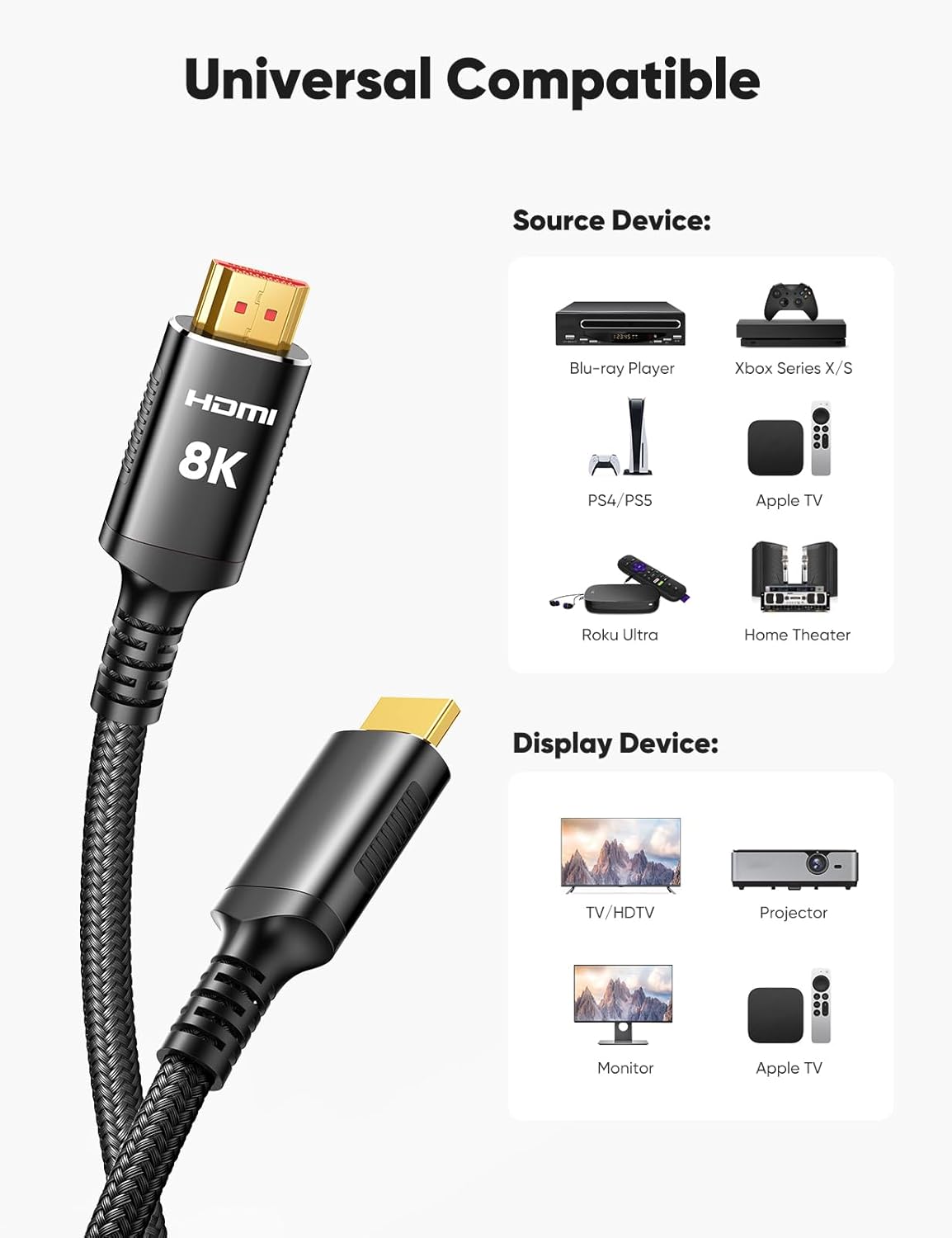 ASIAKASPALAUTUS - HDMI-kaapeli 3 m (2 kpl)
