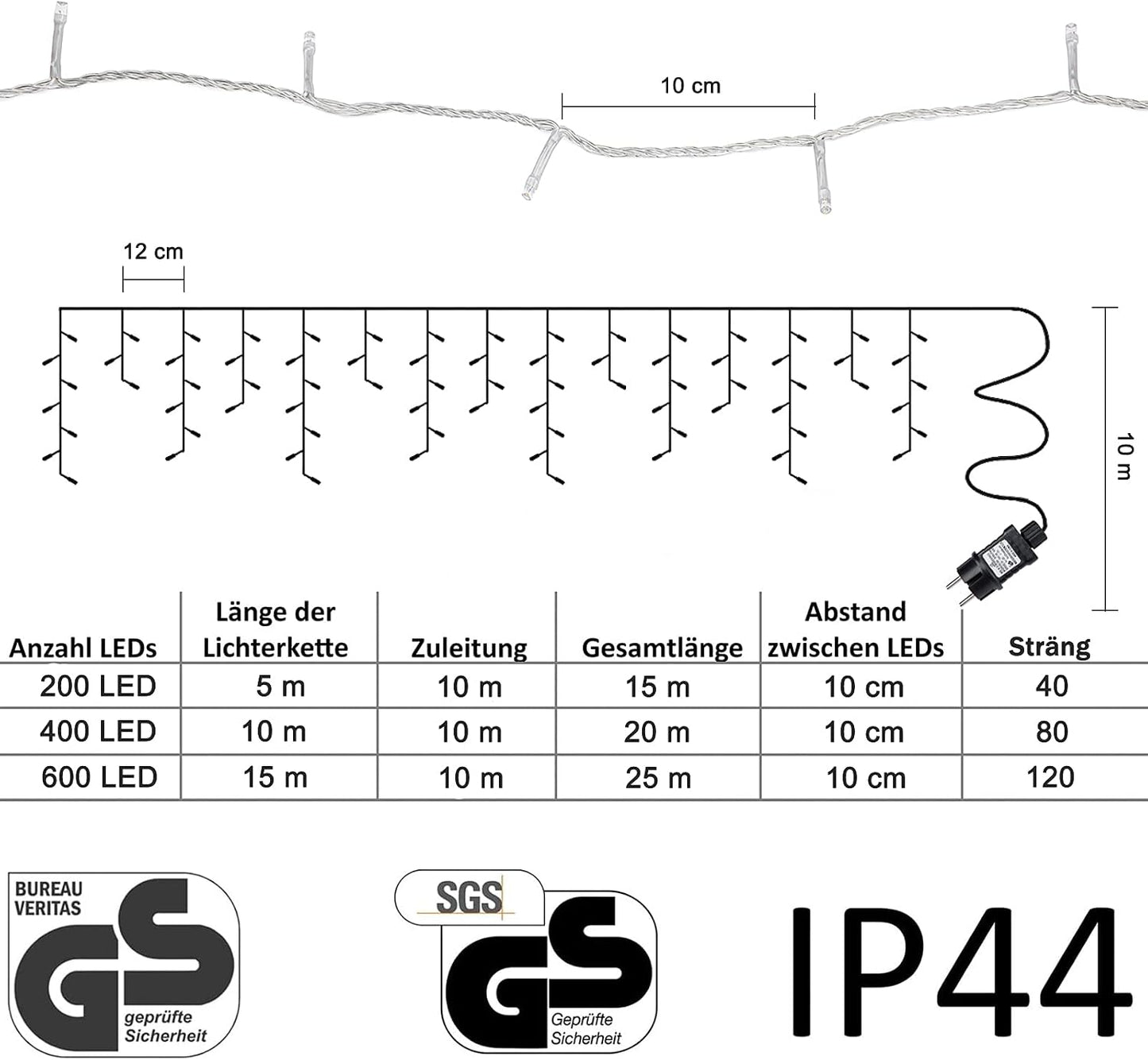 ASIAKASPALAUTUS - LED-valosarja 15 m