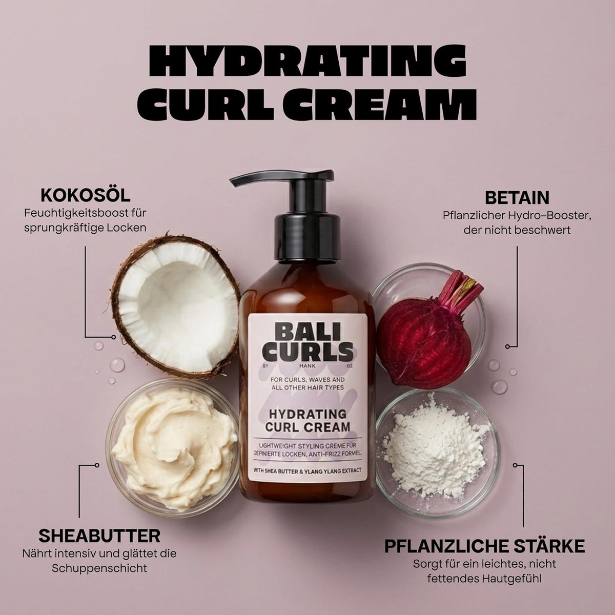 UUSI - BALI CURLS hiustenhoitosetti
