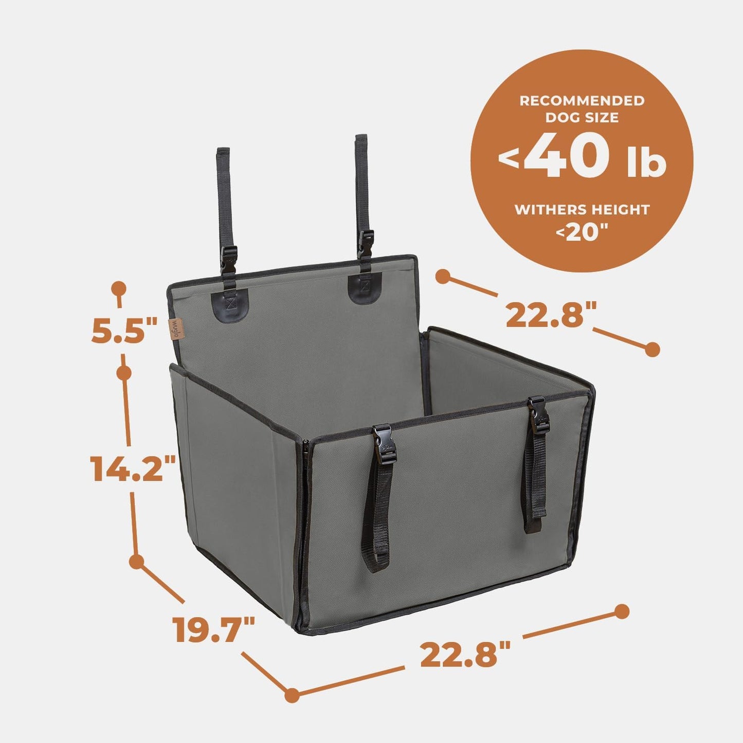 ASIAKASPALAUTUS - Koiran autoistuin (M-koko)