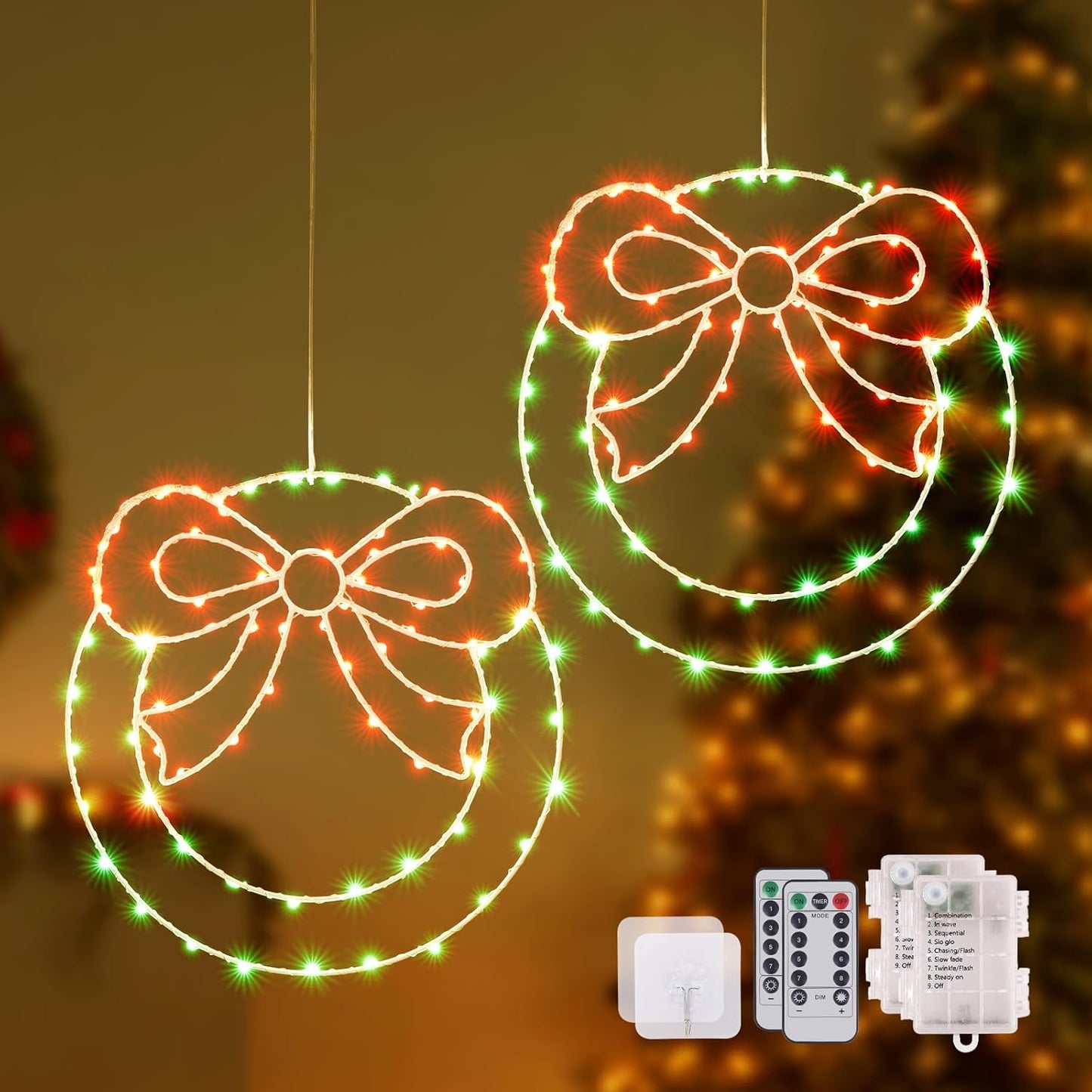 ASIAKASPALAUTUS - LED-koristevalot 2 kpl