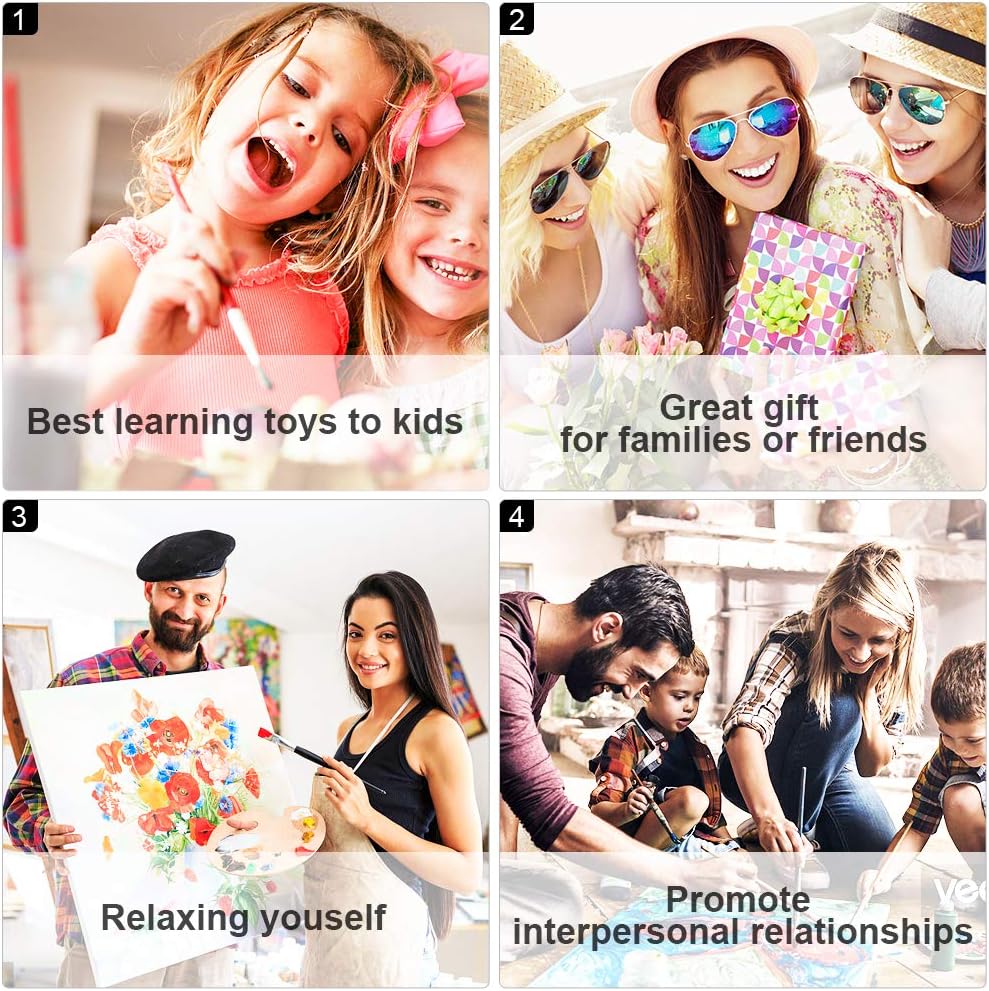 UUSI - Maalaa numeroiden mukaan 40x50 cm