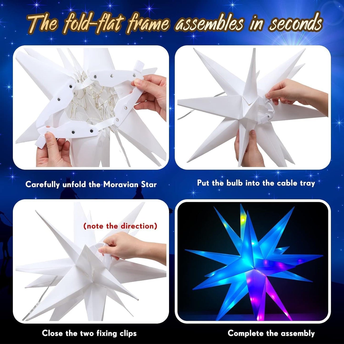 ASIAKASPALAUTUS - LED-tähti