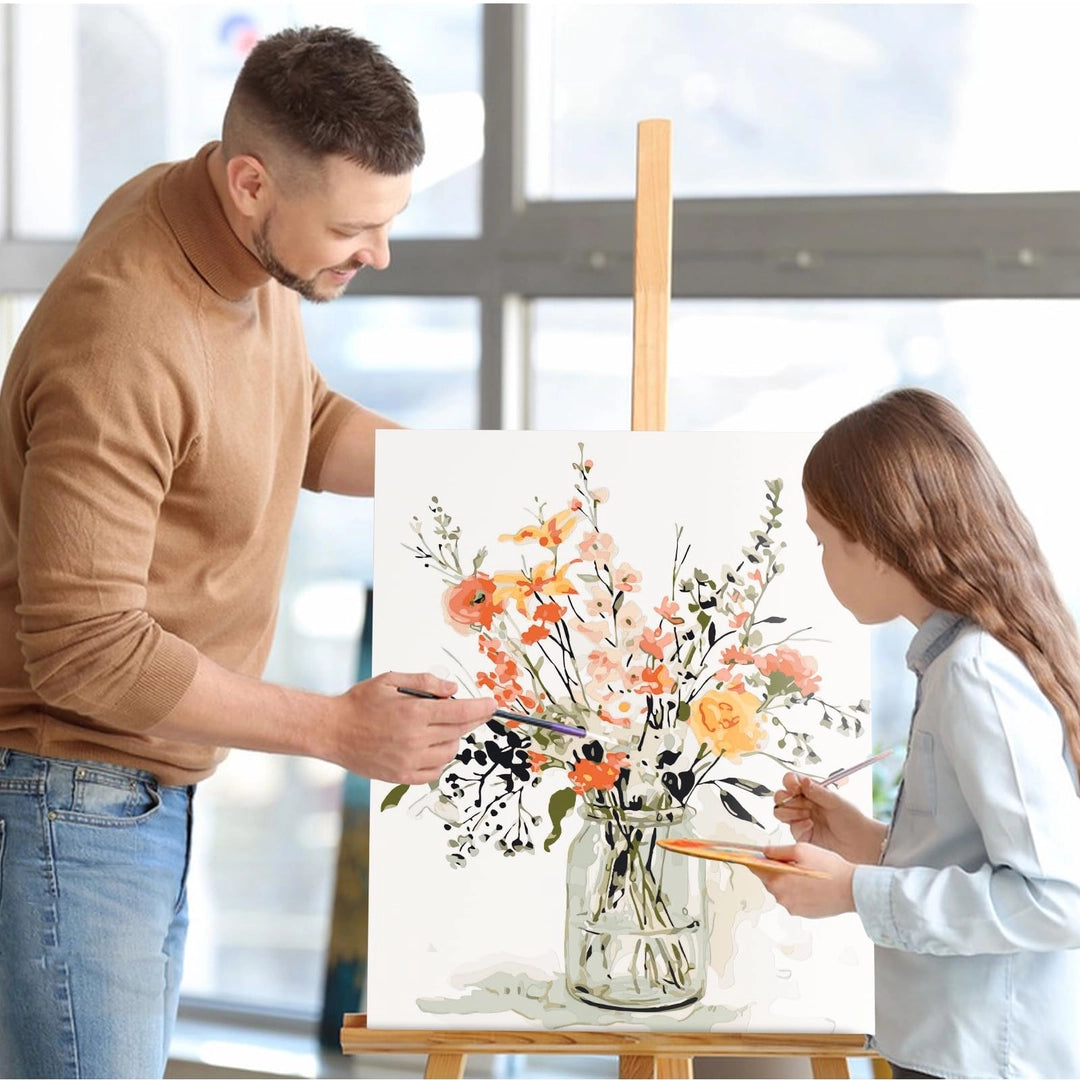 UUSI - Maalaa numeroiden mukaan 40x50 cm 4 kpl