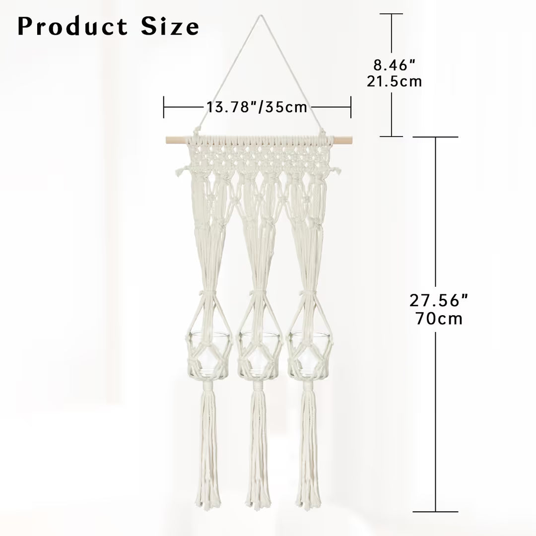 ASIAKASPALAUTUS - Makrameekoriste