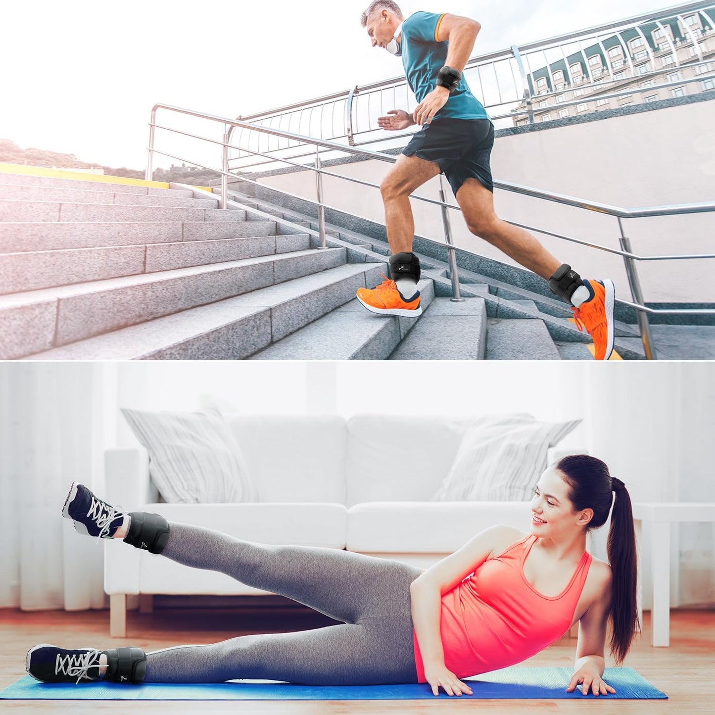 ASIAKASPALAUTUS - Nilkka-/rannepainot 0.5-2.3 kg