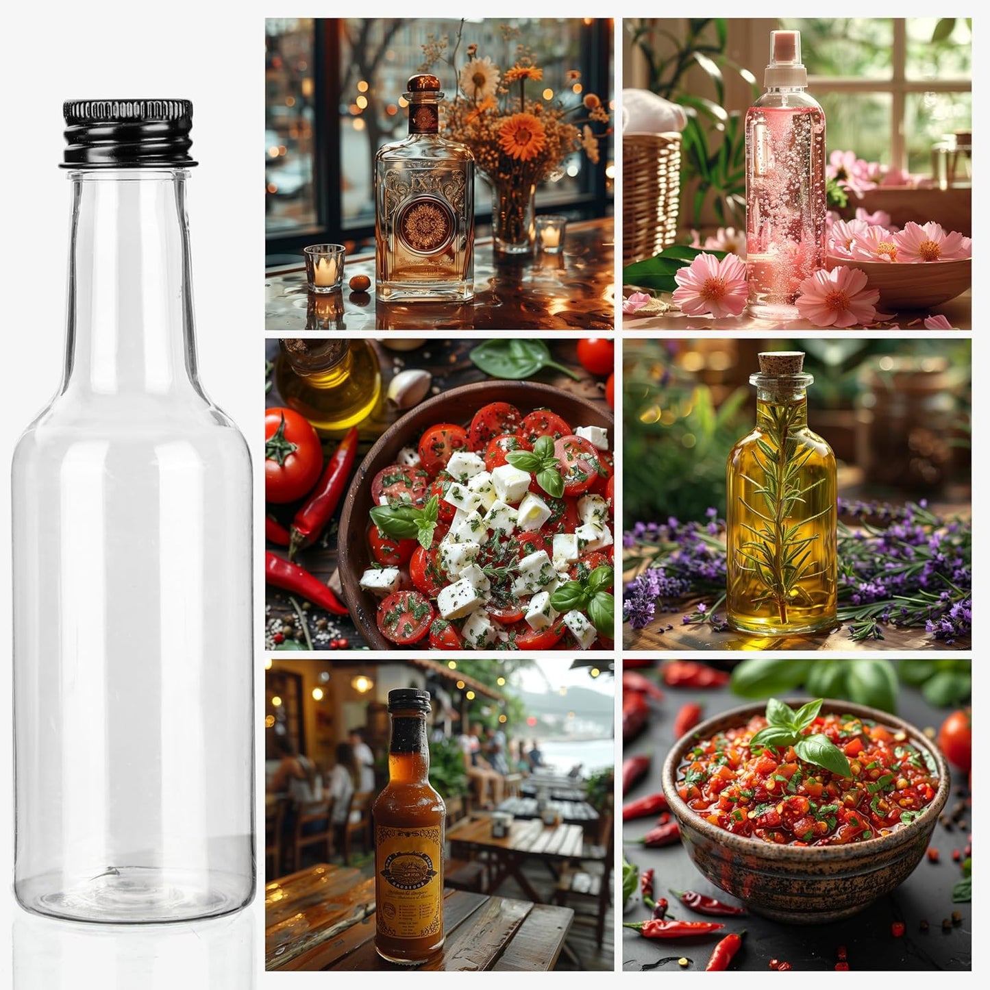 ASIAKASPALAUTUS - DIY Muovipullot 24 kpl