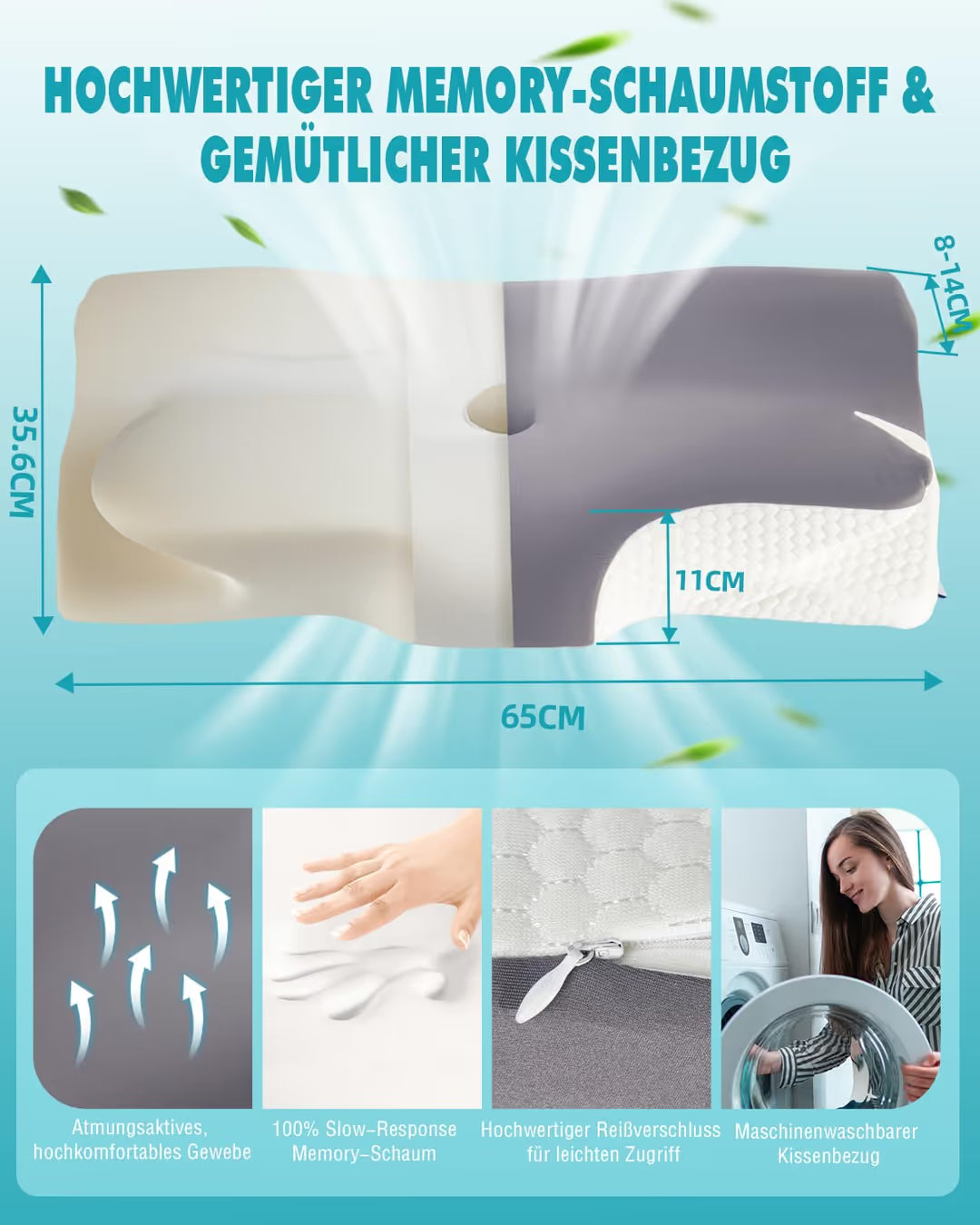 ASIAKASPALAUTUS - Ergonominen tyyny