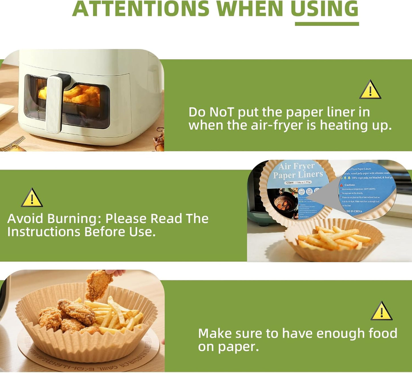 ASIAKASPALAUTUS - Paperivuoka air fryeriin 20 cm (220 kpl)