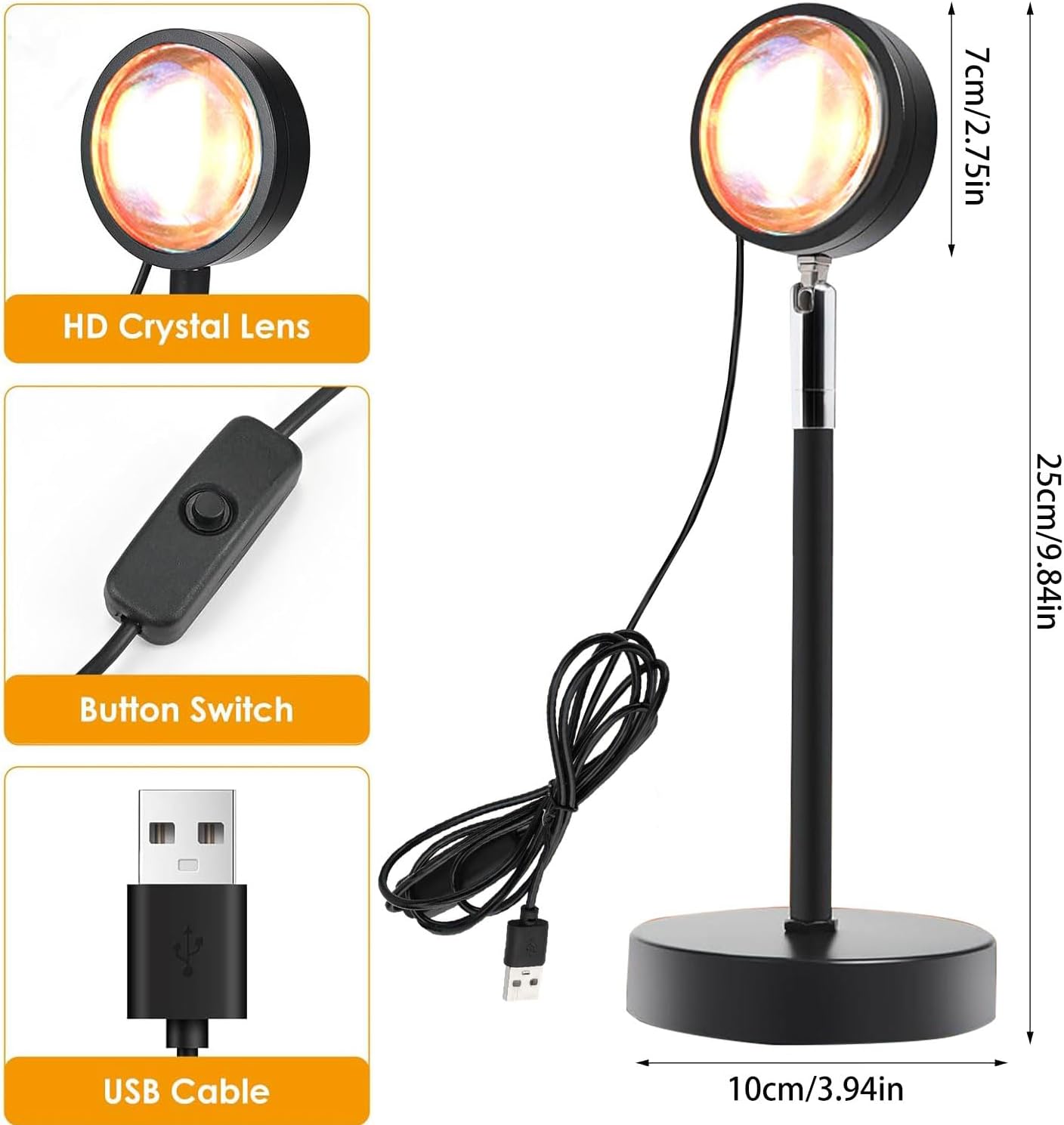 ASIAKASPALAUTUS - Sunset-valaisin