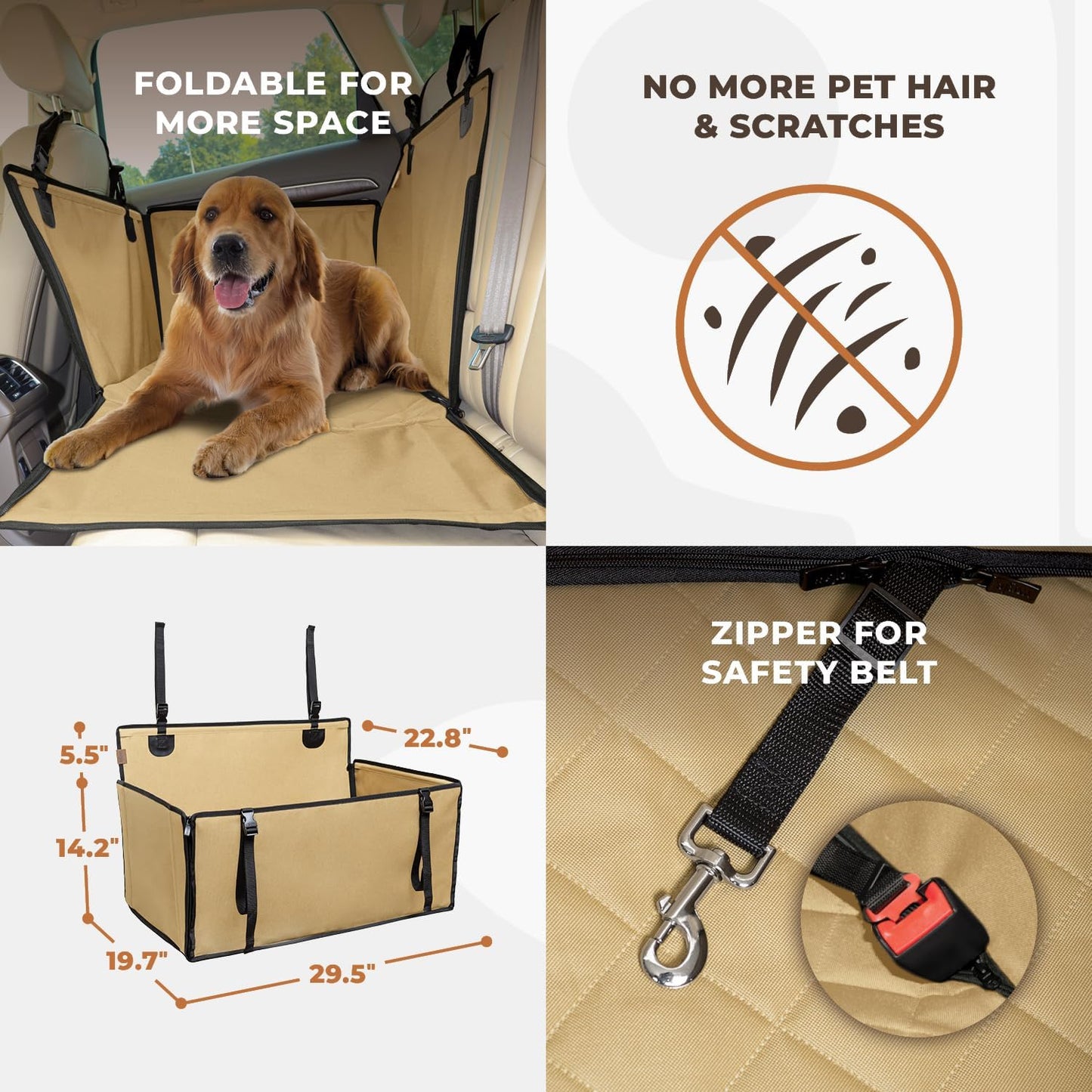 ASIAKASPALAUTUS - Koiran autoistuin (L-koko)