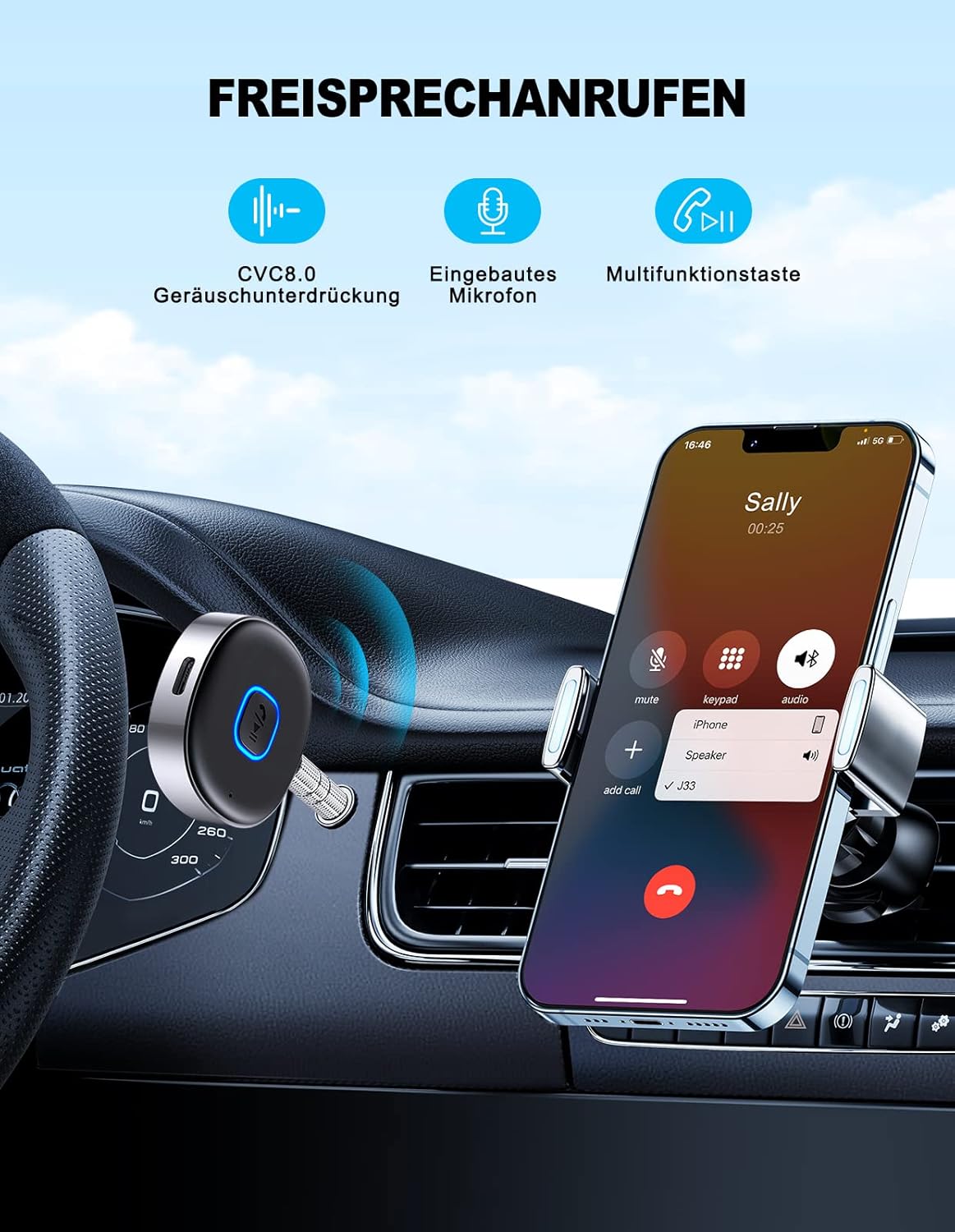 ASIAKASPALAUTUS - Bluetooth-adapteri