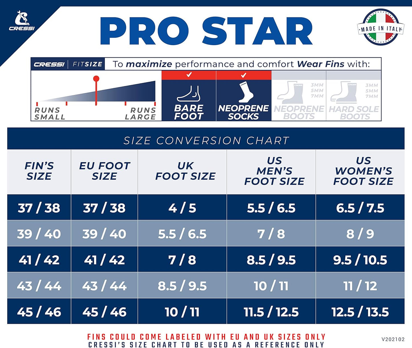 ASIAKASPALAUTUS - Räpylät Cressi (43-44)
