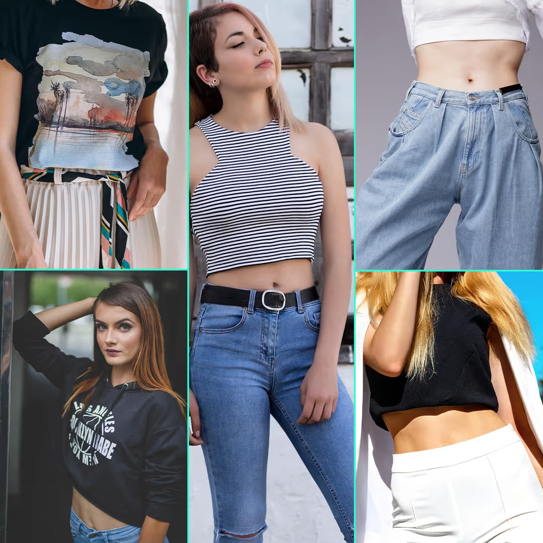 UUSI - Crop-kuminauhat 2 kpl