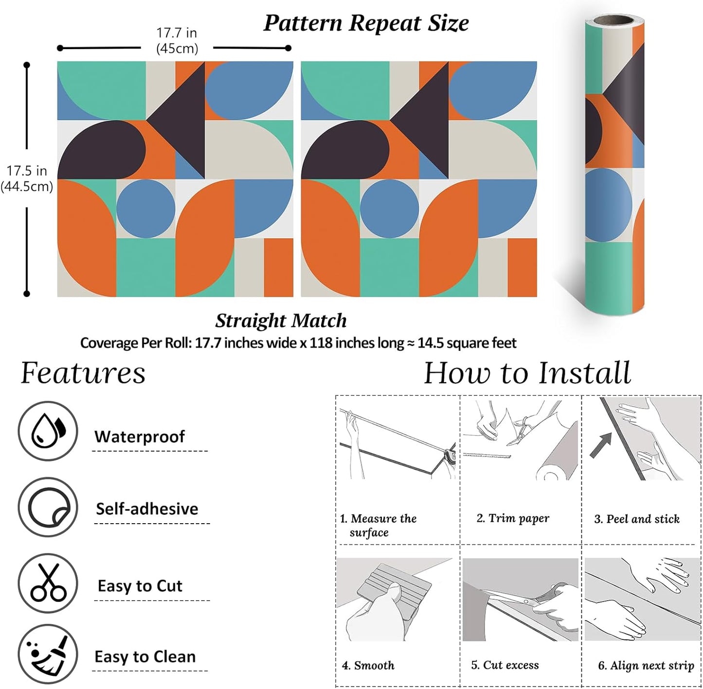 ASIAKASPALAUTUS - Sisustusmuovi (45 x 300 cm)