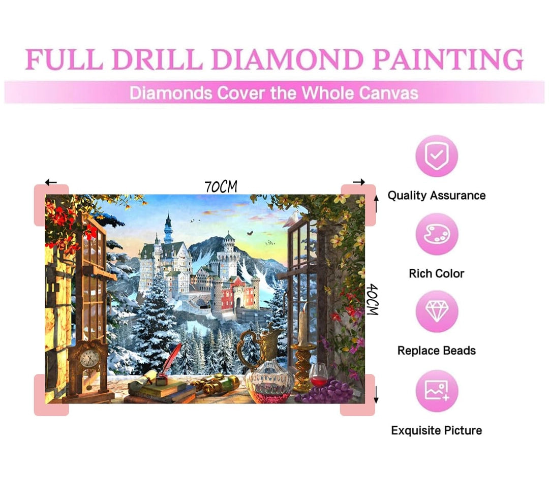 UUSI - Timanttimaalaus 70x40 cm