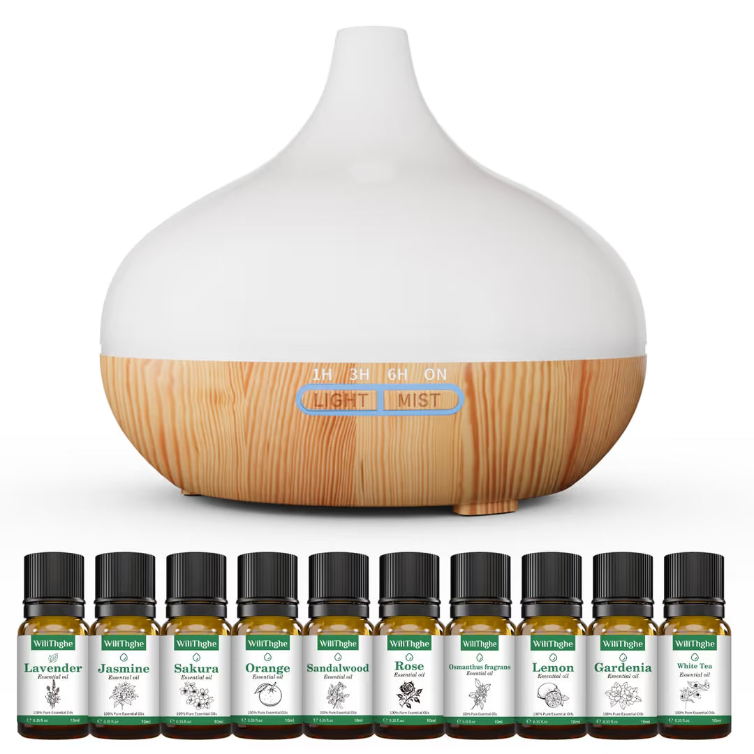 ASIAKASPALAUTUS - Diffuuseri 500 ml ja tuoksuöljyt