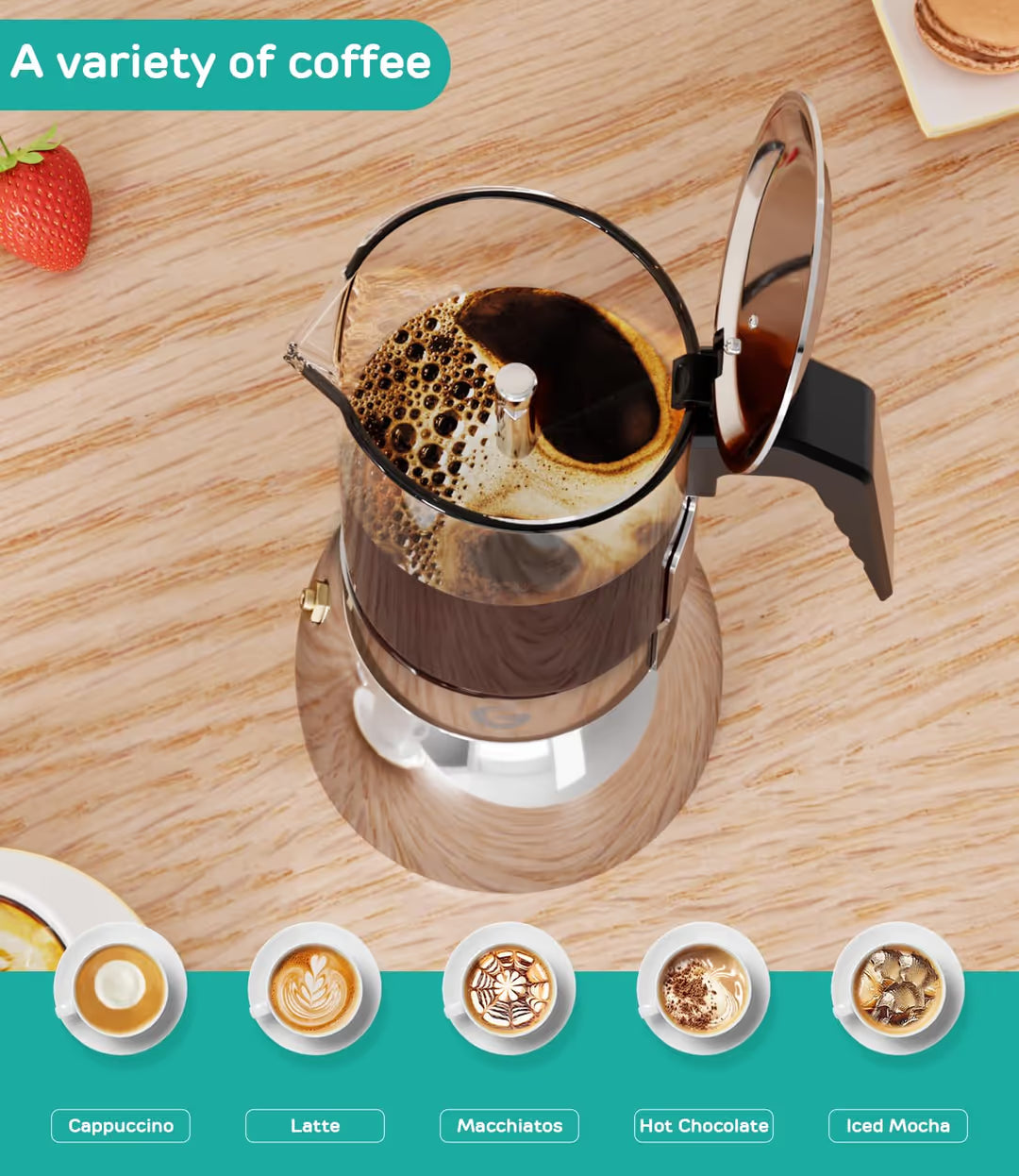 ASIAKASPALAUTUS - Espressopannu (6 kuppia)