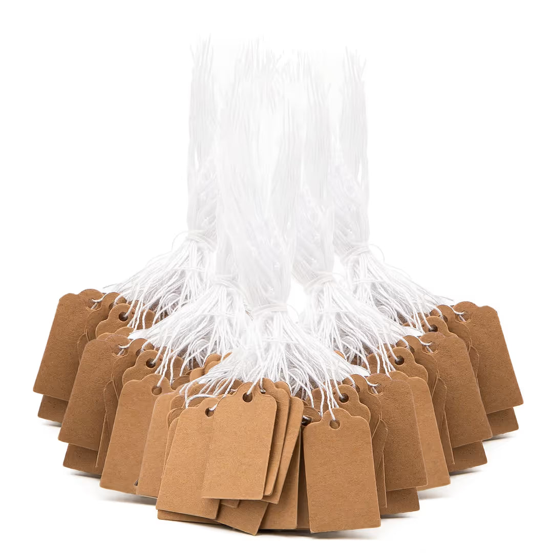 ASIAKASPALAUTUS - DIY Etikettipahvit 500 kpl