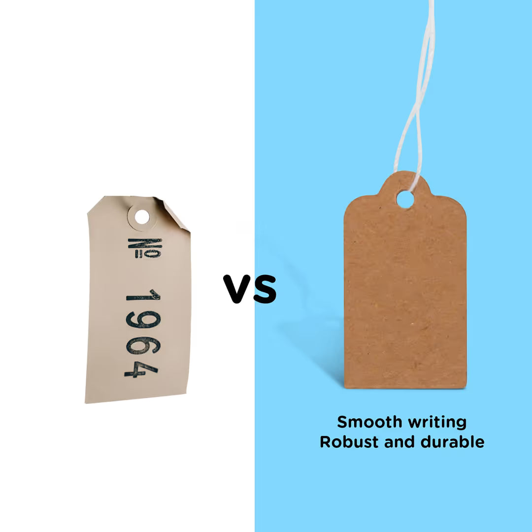 ASIAKASPALAUTUS - DIY Etikettipahvit 500 kpl