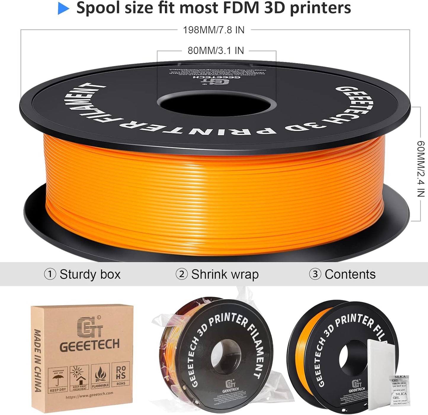 ASIAKASPALAUTUS - PLA 3D-filamentti 1 kg