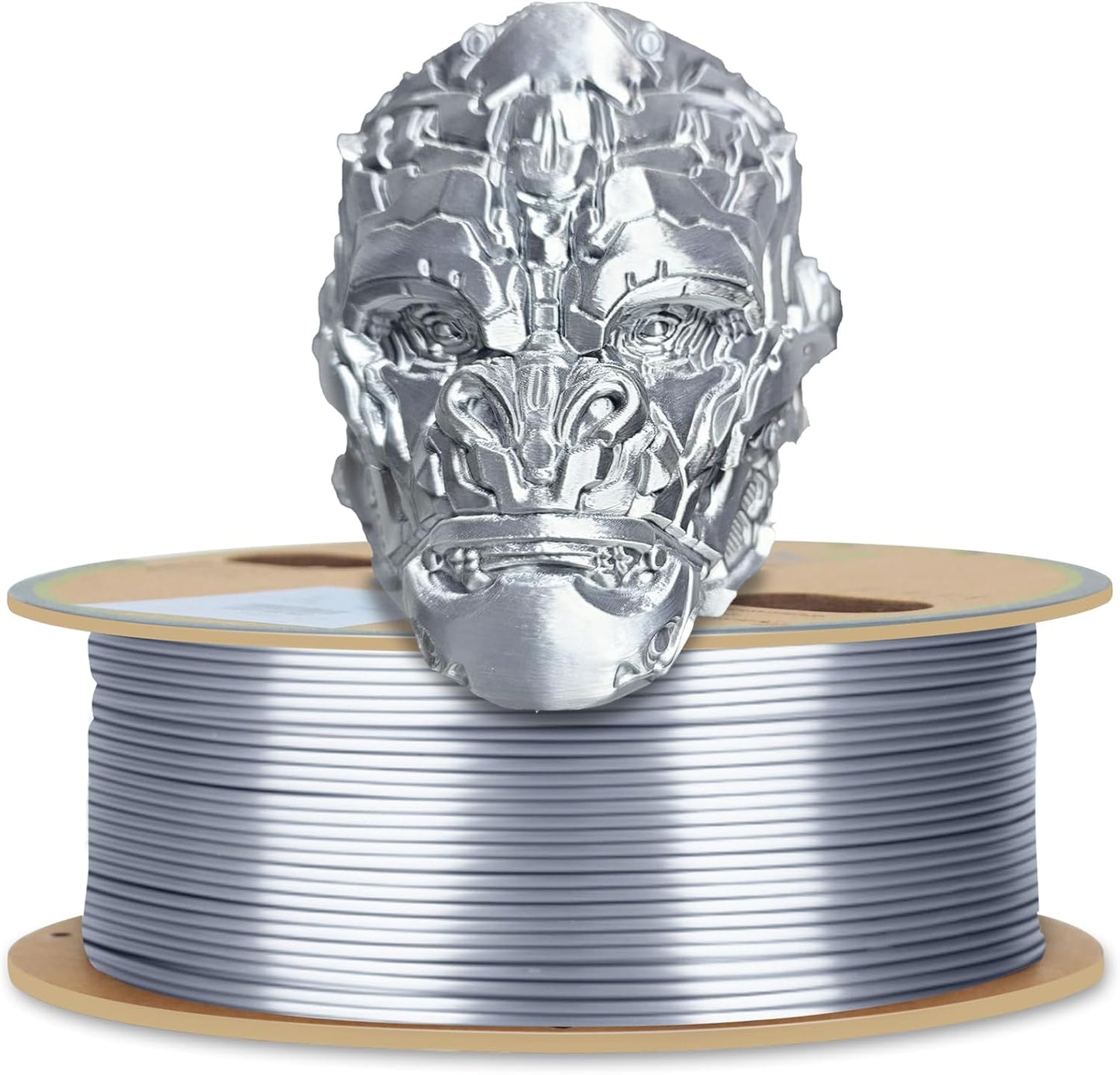 ASIAKASPALAUTUS - PLA 3D-filamentti Silk Silver 1 kg