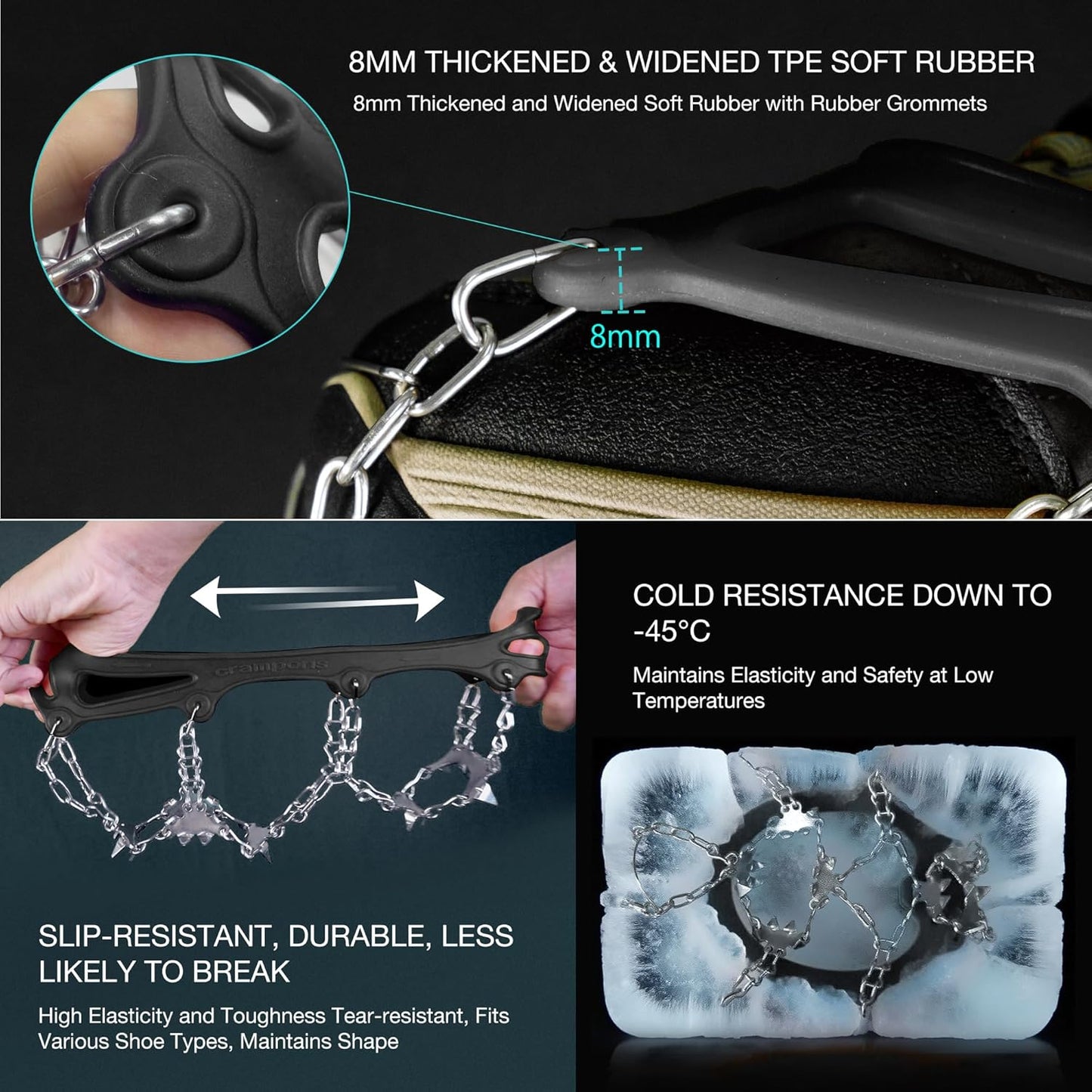 ASIAKASPALAUTUS - Jääpiikit kenkiin (M)