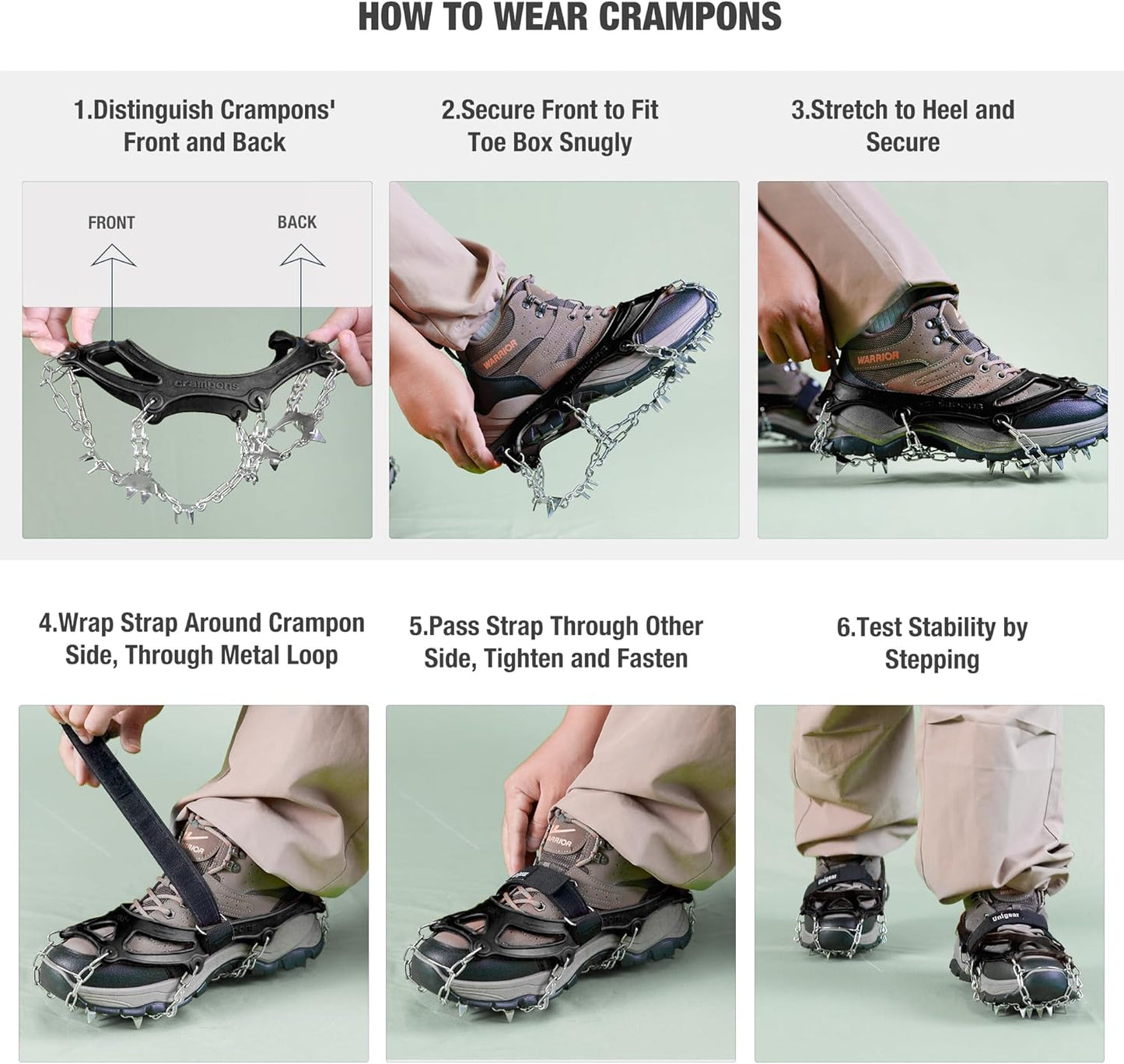 ASIAKASPALAUTUS - Jääpiikit kenkiin (M)