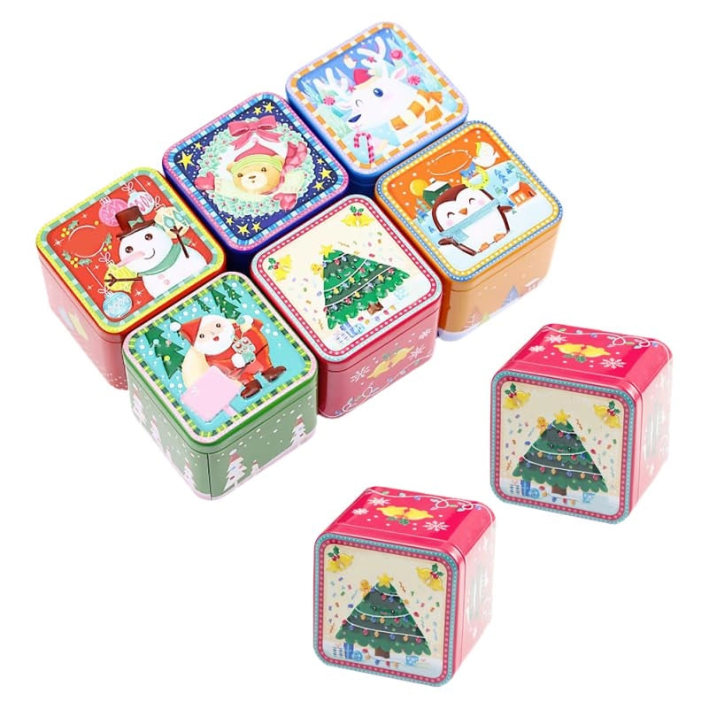 ASIAKASPALAUTUS - Jouluiset metallirasiat 8 kpl