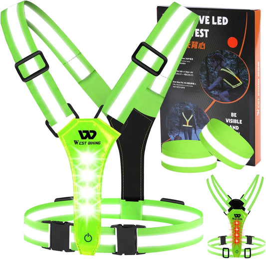 ASIAKASPALAUTUS - LED-juoksuliivi