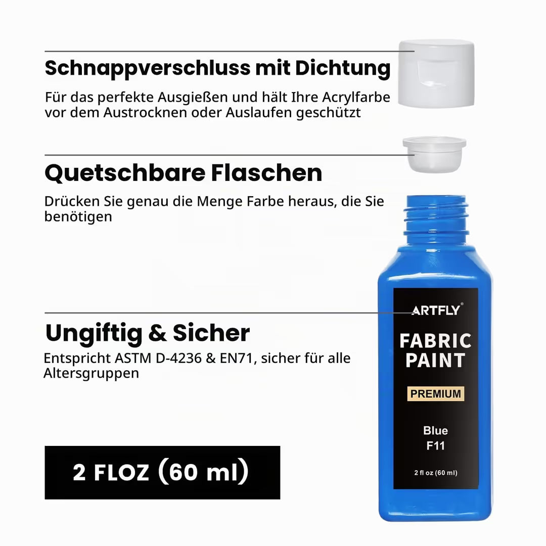 ASIAKASPALAUTUS - DIY Tekstiilivärit 23 kpl
