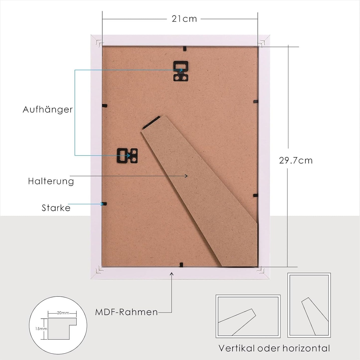 ASIAKASPALAUTUS - Kehykset 3 kpl (A4-koko)