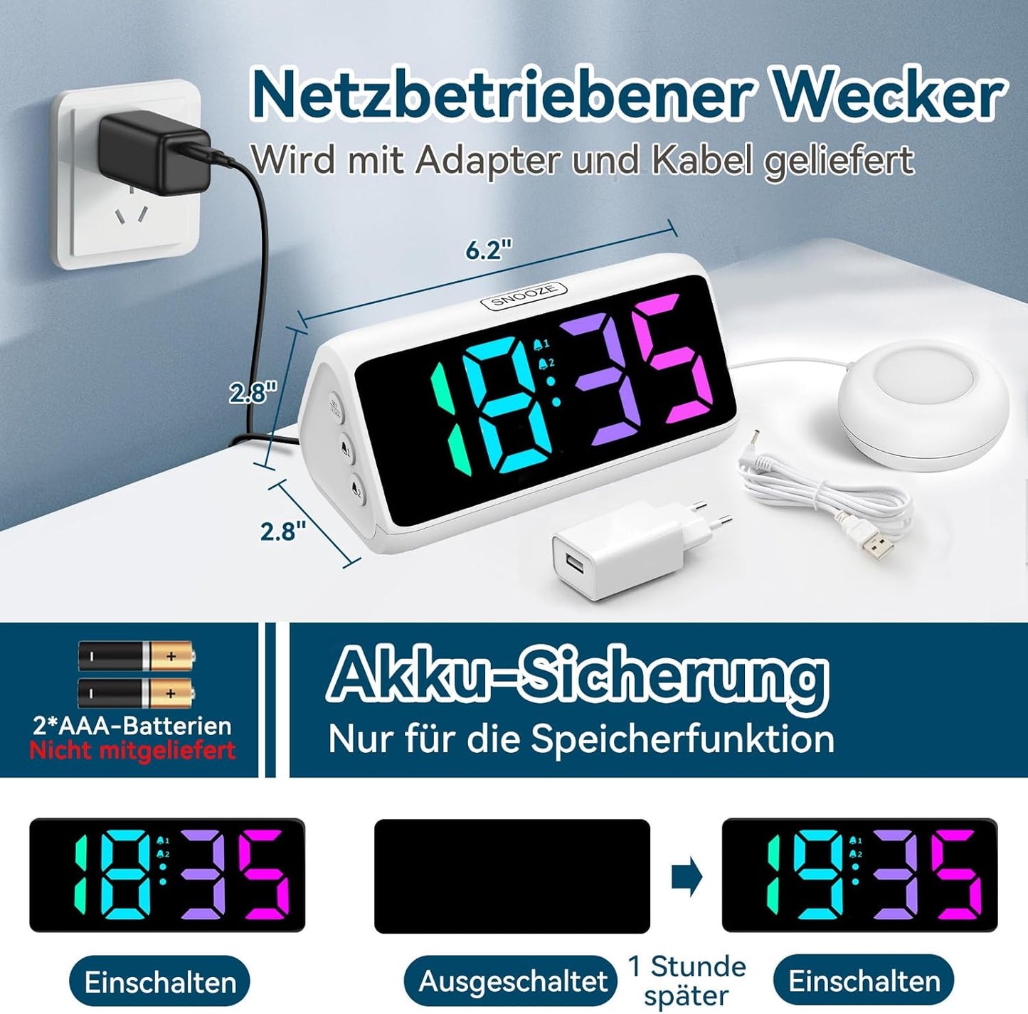 ASIAKASPALAUTUS - Herätyskello värinällä