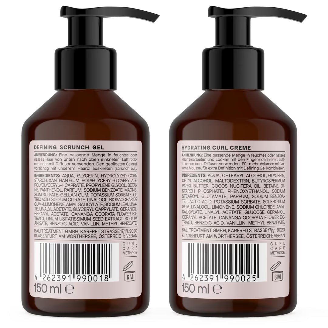 UUSI - BALI CURLS hiustenhoitosetti