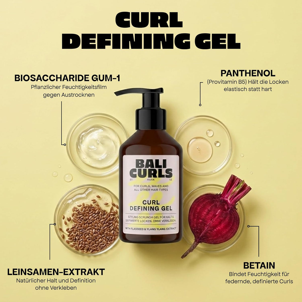 UUSI - BALI CURLS hiustenhoitosetti