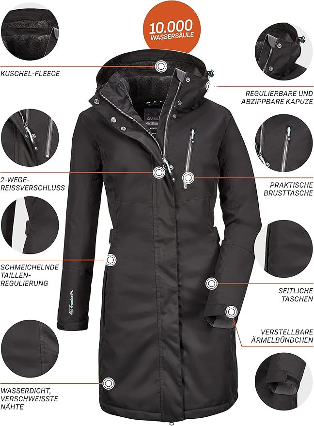 ASIAKASPALAUTUS - Naisten parkatakki Killtec (40)