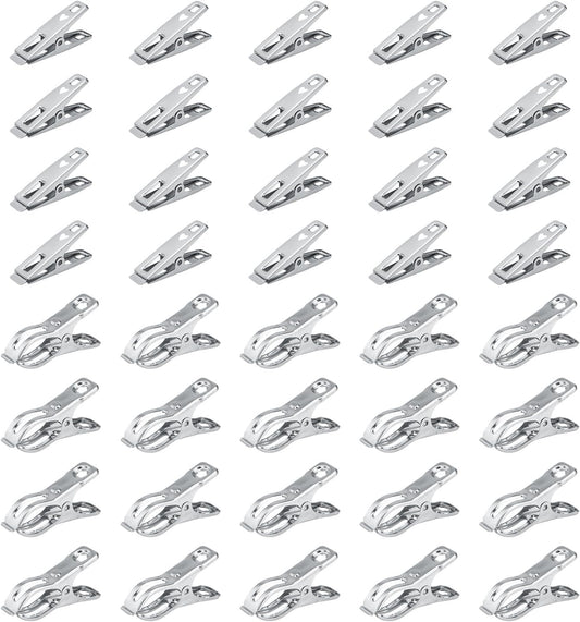 ASIAKASPALAUTUS - Klipsit / pyykkipojat 40 kpl