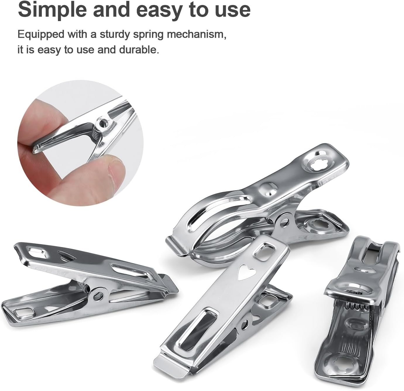 ASIAKASPALAUTUS - Klipsit / pyykkipojat 40 kpl