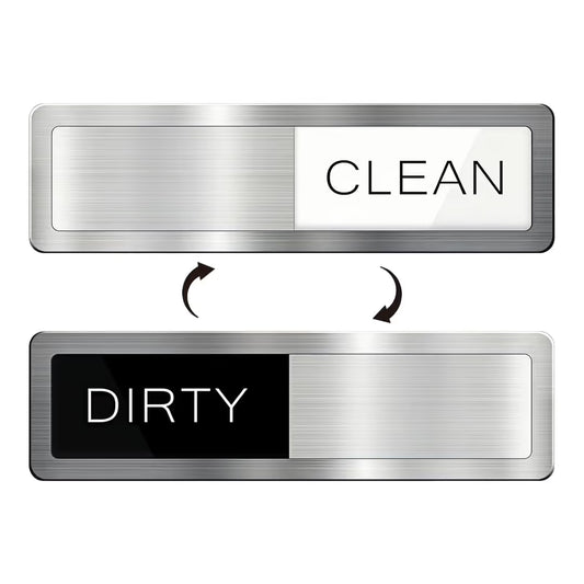 UUSI - Kyltti Dirty/Clean (magneetti)