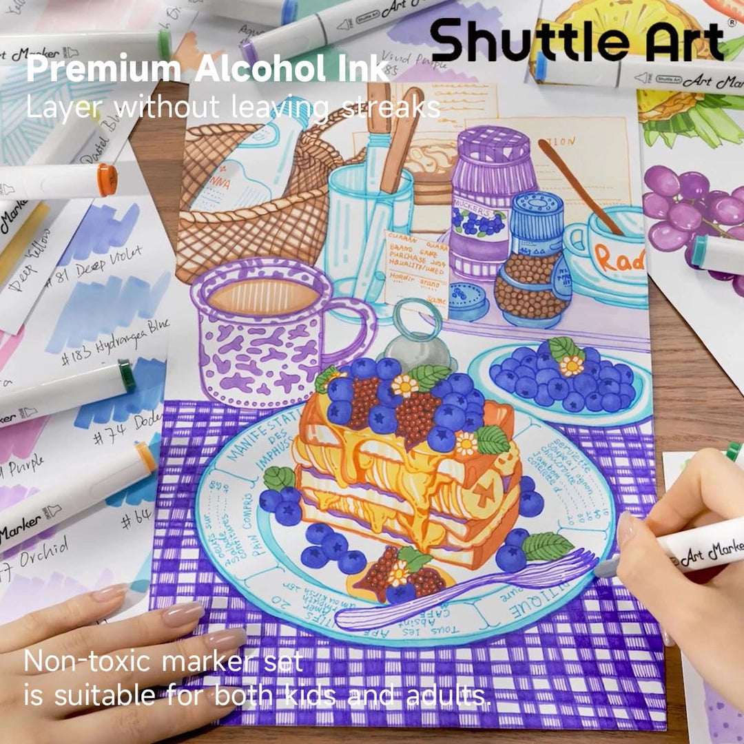 ASIAKASPALAUTUS - DIY Art Markers -tussit 88 kpl