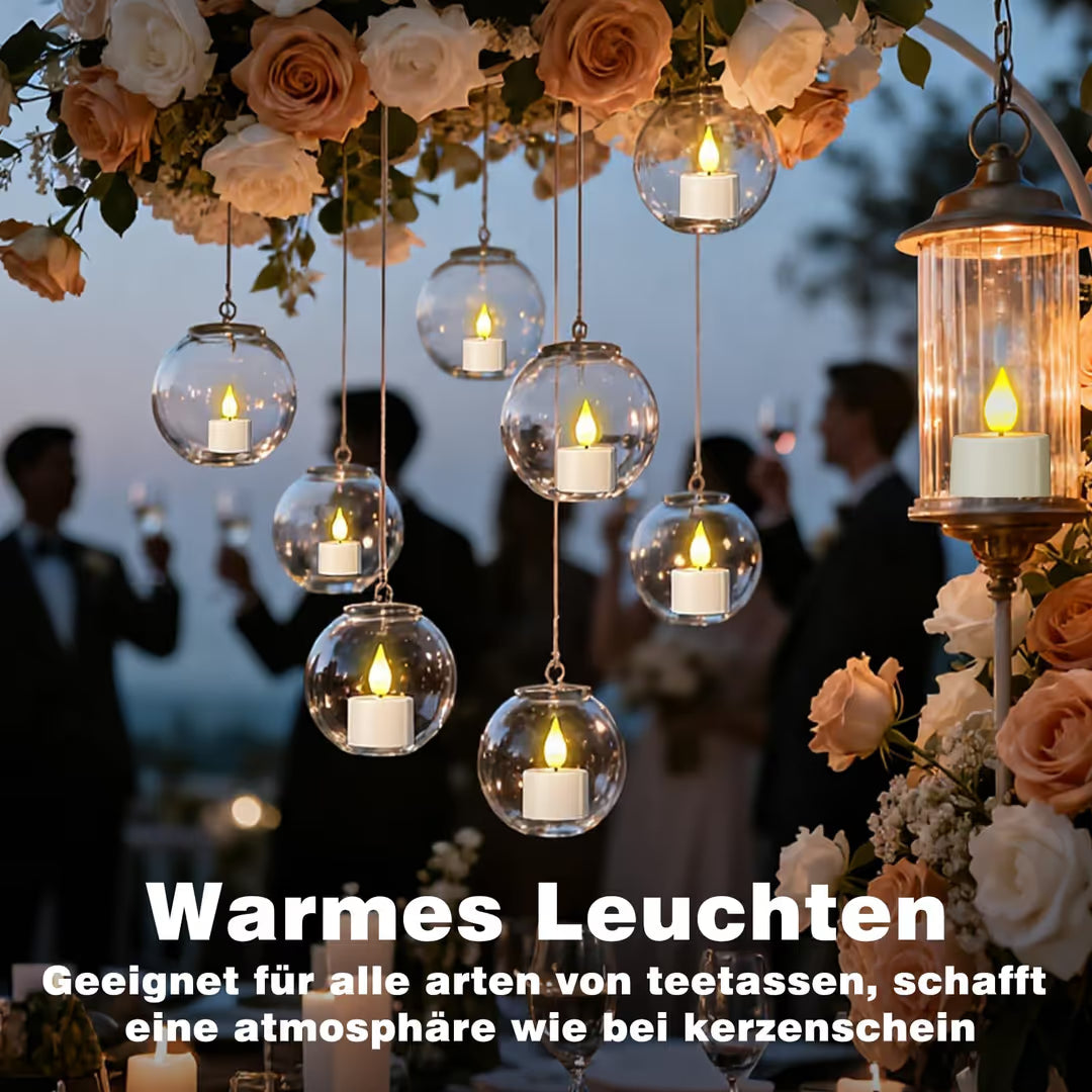 ASIAKASPALAUTUS - LED-tuikut 12 kpl (ladattavat)