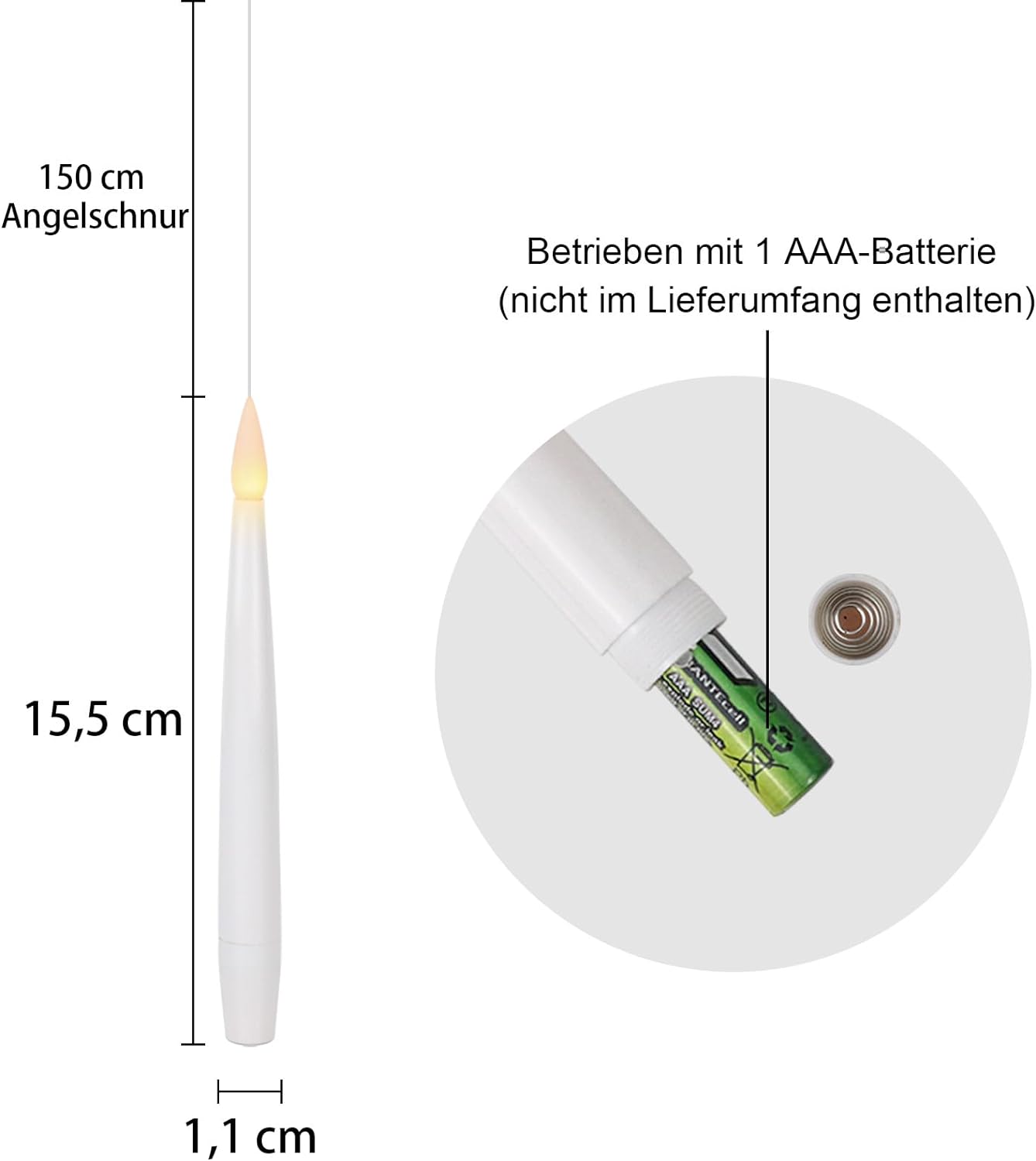 ASIAKASPALAUTUS - LED-kynttilät 22 kpl