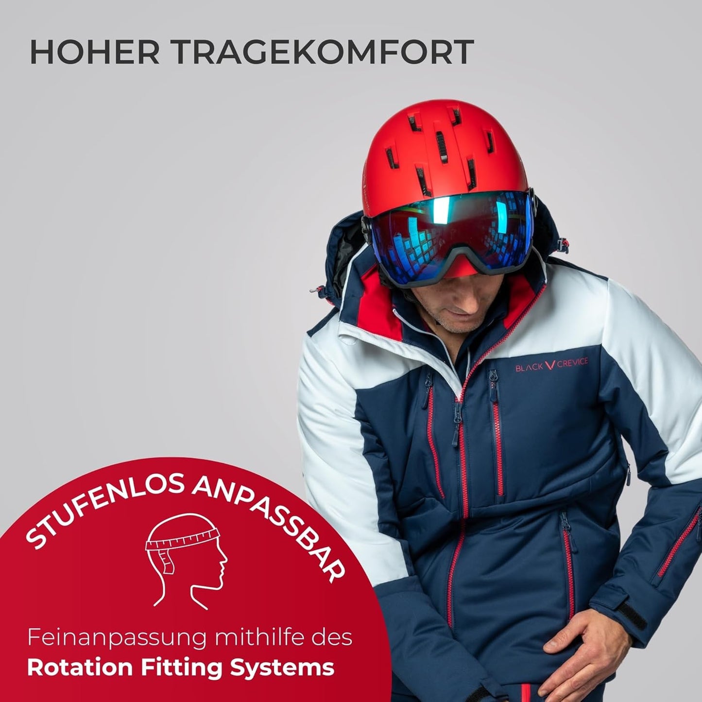 ASIAKASPALAUTUS - Laskettelukypärä Black Crevice (58-61)