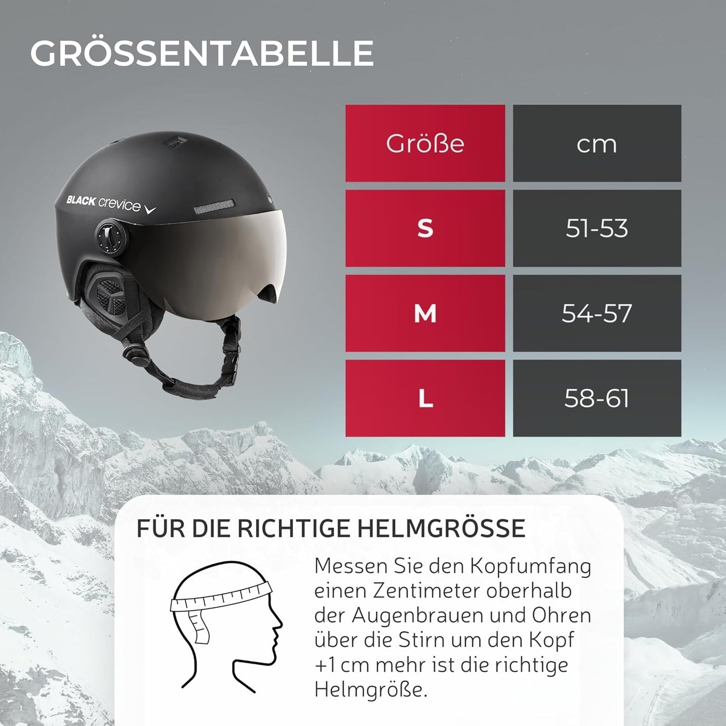 ASIAKASPALAUTUS - Laskettelukypärä Black Crevice (58-61)