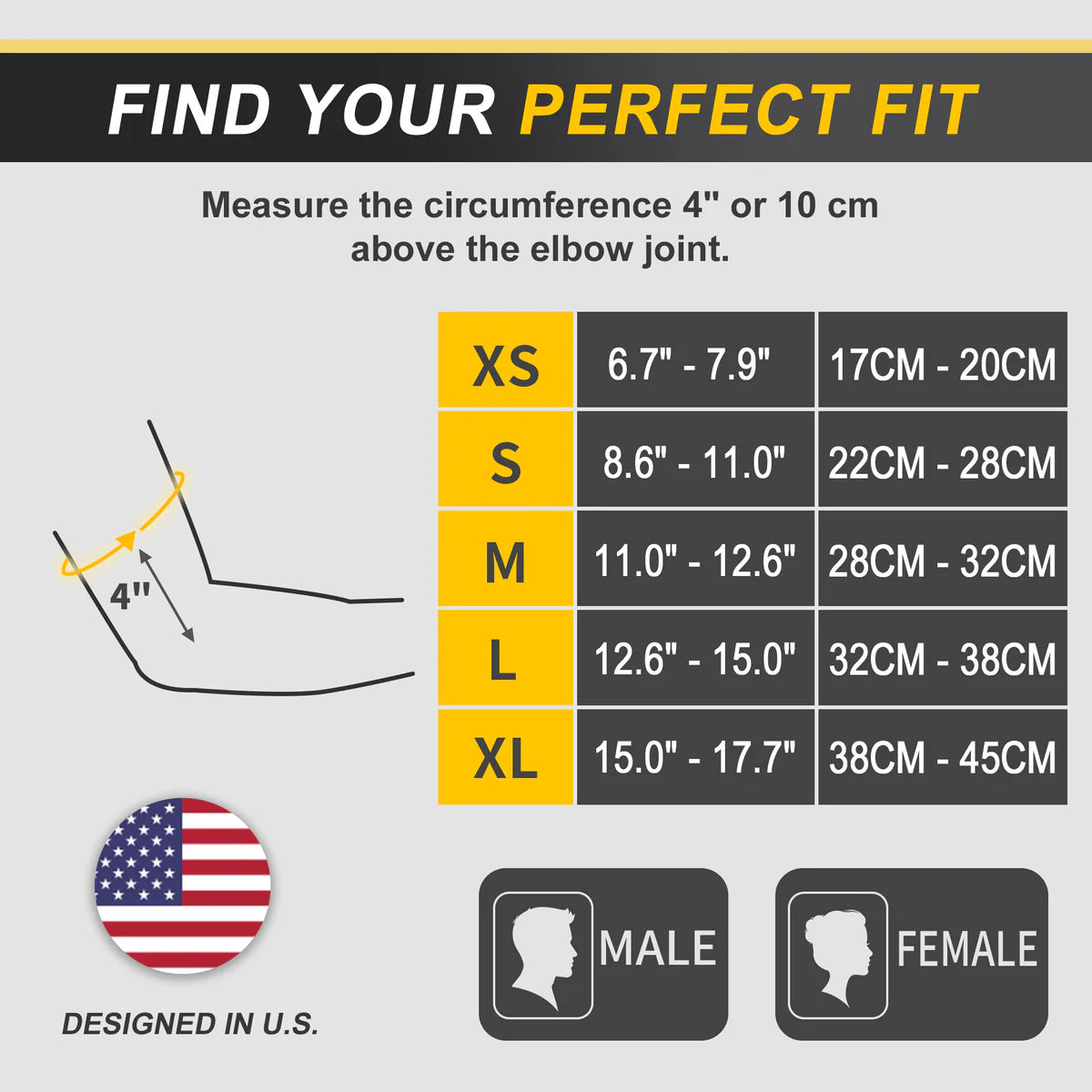 ASIAKASPALAUTUS - Kyynärtuki (M) 2 kpl