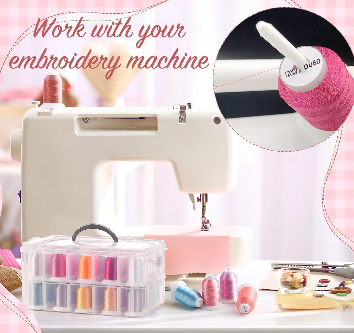 ASIAKASPALAUTUS - DIY Ompelulangat 40 rll