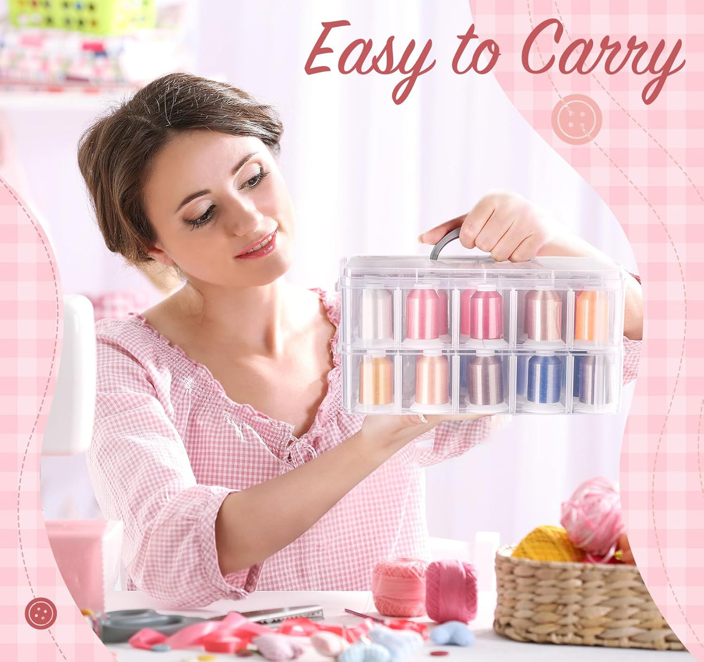 ASIAKASPALAUTUS - DIY Ompelulangat 40 rll